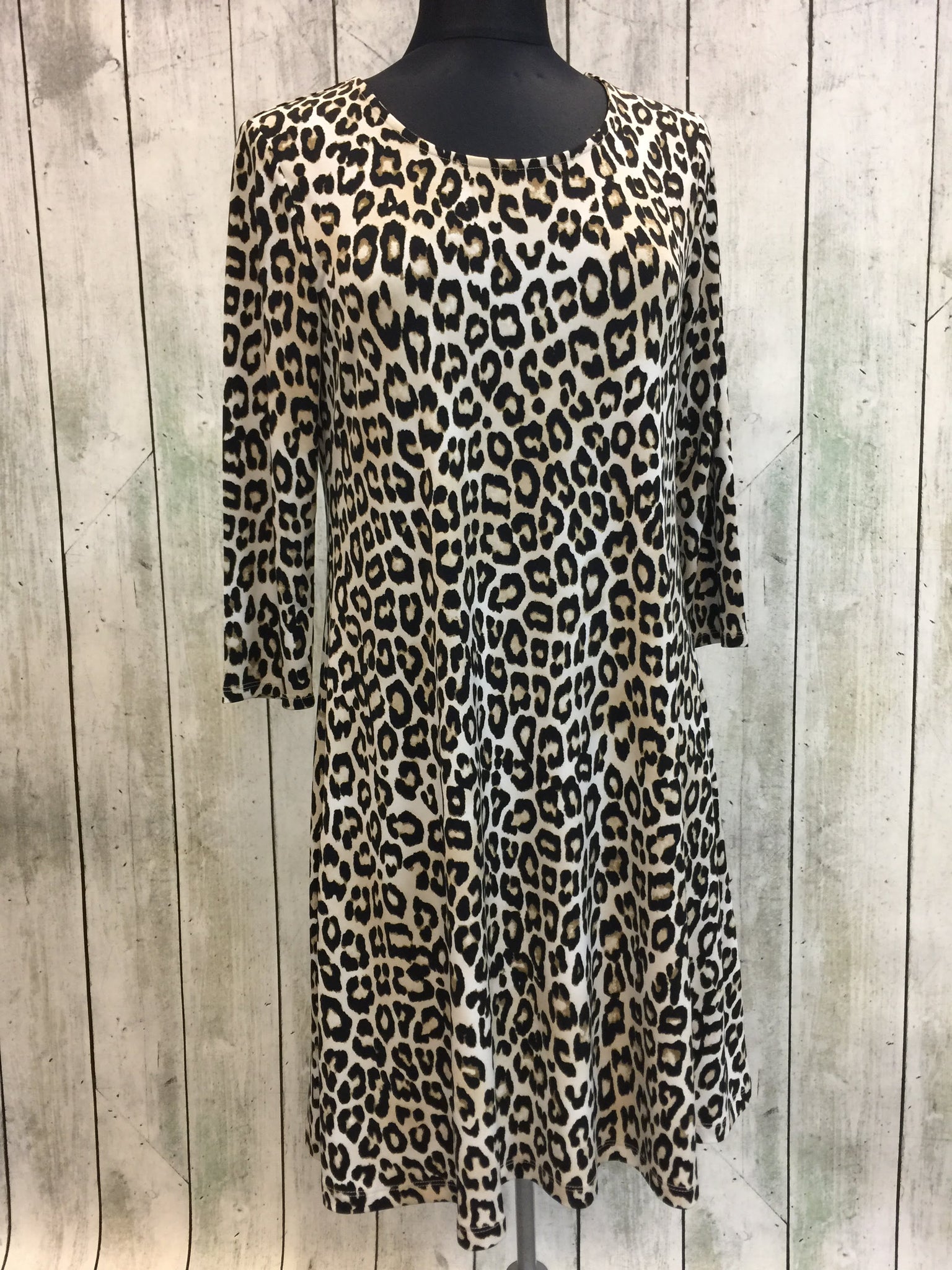 kaleidoscope animal print dress