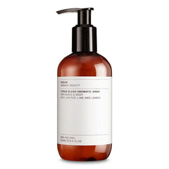 Evolve Organic Beauty Citrus Blend Aromatic Body Wash on The Clean Beauty Edit 