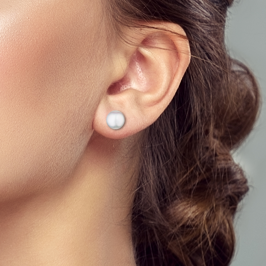 akoya cultured pearl stud earrings