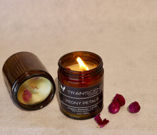 Load image into Gallery viewer, “Peony Petals” Premium Organic Beeswax Candle