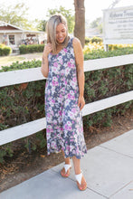 Load image into Gallery viewer, Dusty Floral Midi Dress
