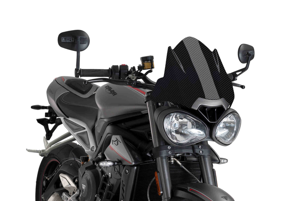 triumph street triple touring screen