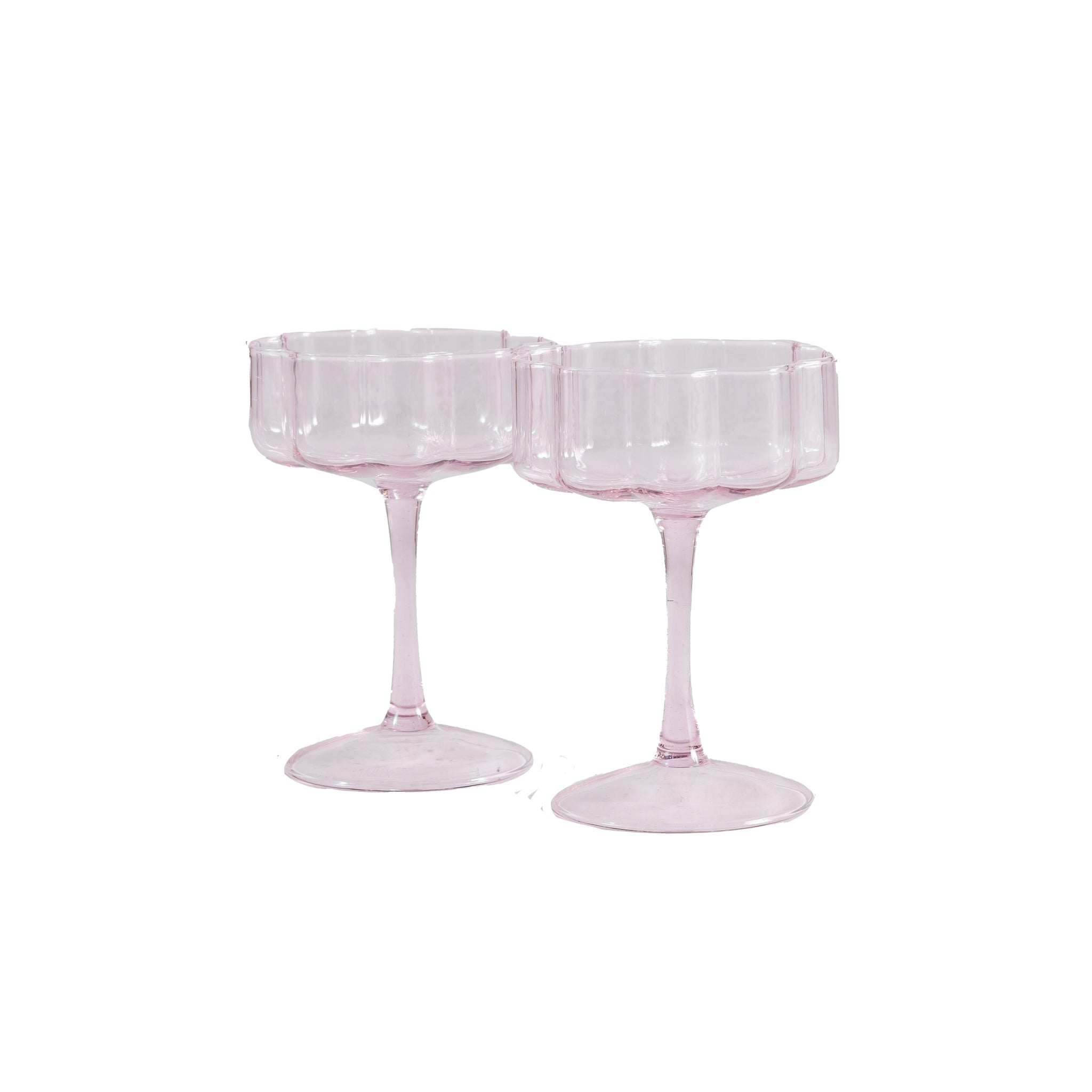 Wave Wine Glass | Set of 2 on Garmentory