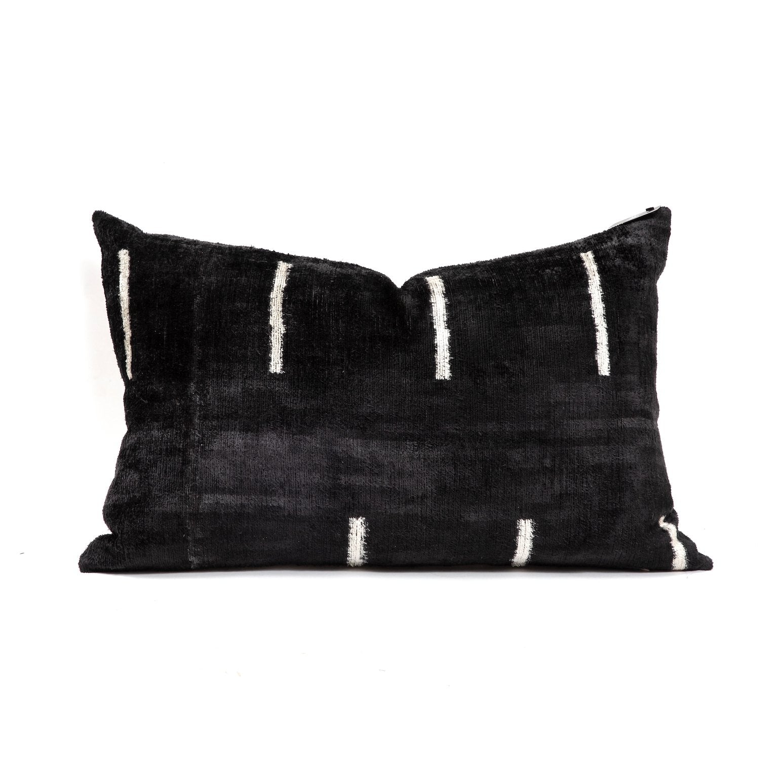 Abstract Black & White Lumbar Pillow - H U N T E D F O X