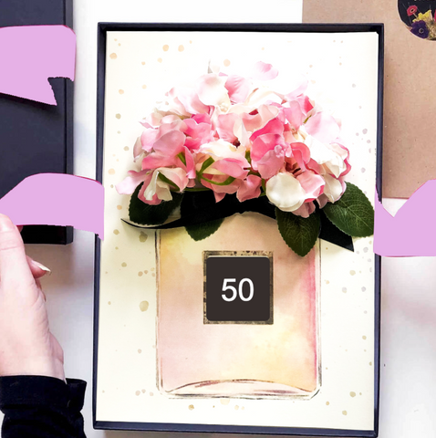  Big 50 personalised age luxury birthday cards The Luxe Co