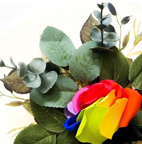 Gay rainbow wedding cards by The Luxe Co - Luxury gay wedding cards for the discerning couple