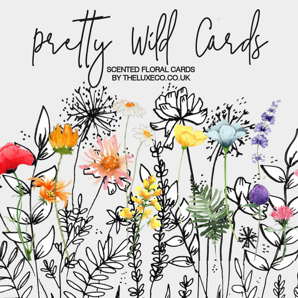 Pretty Wild Greetings cards by The Luxe Co