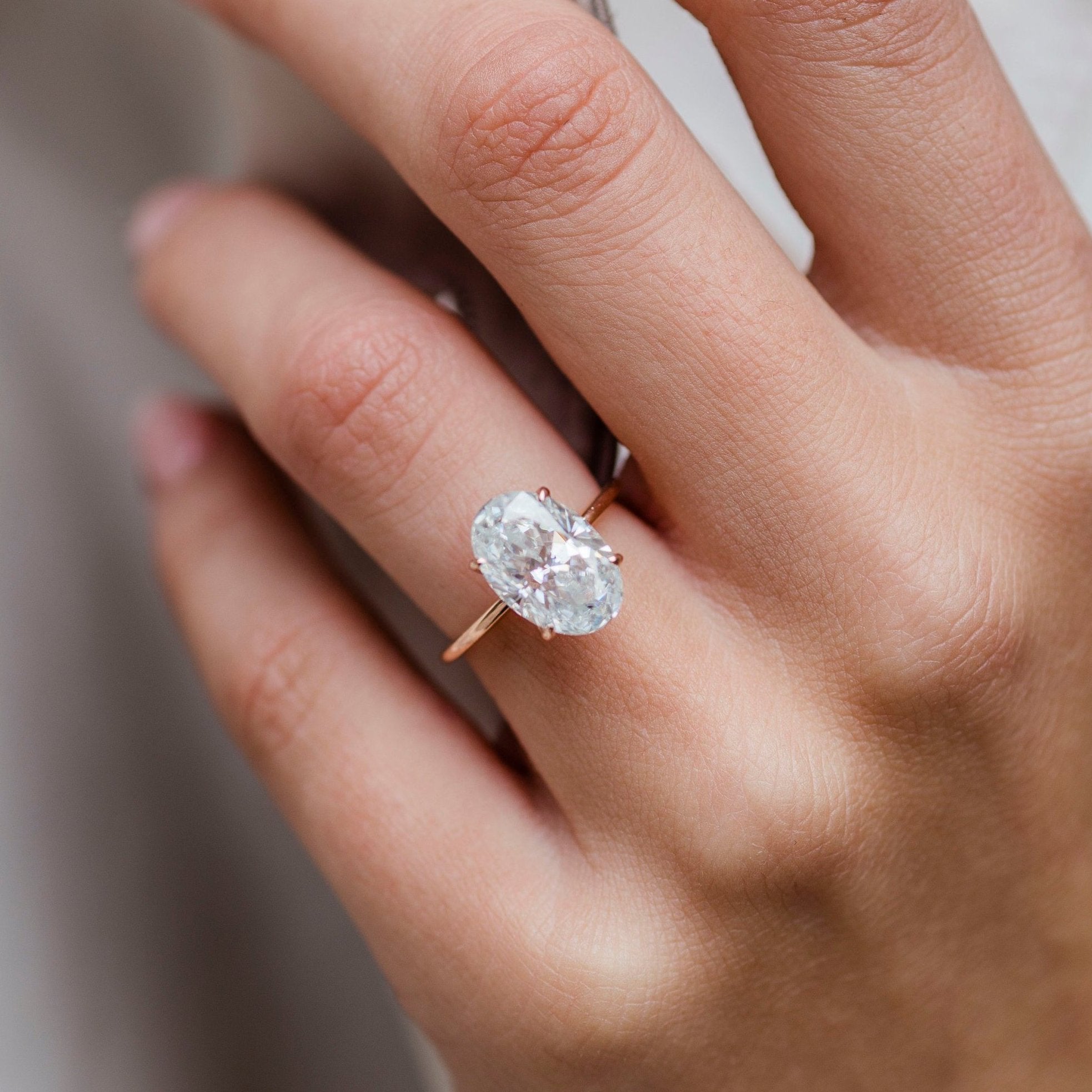 Emerald Moissanite Sapphire Engagement Ring - OroSpot