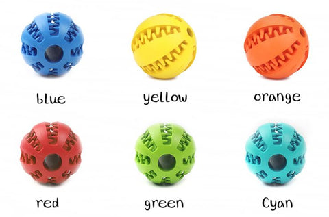 Interactive Dog Teeth Treat Ball – Dog Approved