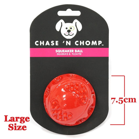 Chase N Chomp Squeaking Bouncy Ball – Dog Approved