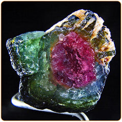 Bloc de crystal de tourmaline de différentes couleurs Kaosix