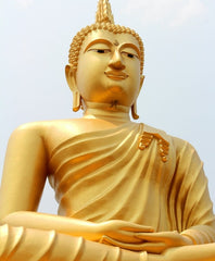 Grande statue de Bouddha en position assise de meditation Dhyana Mudra kaosix