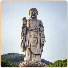 Photo de la Statue géante du Bouddha de Ling Shan en Chine Kaosix