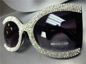 Custom Made Sparkle Embellished Vintage Style Sunglasses