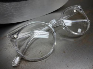 Transparent Clear Lens Cat Eye Glasses