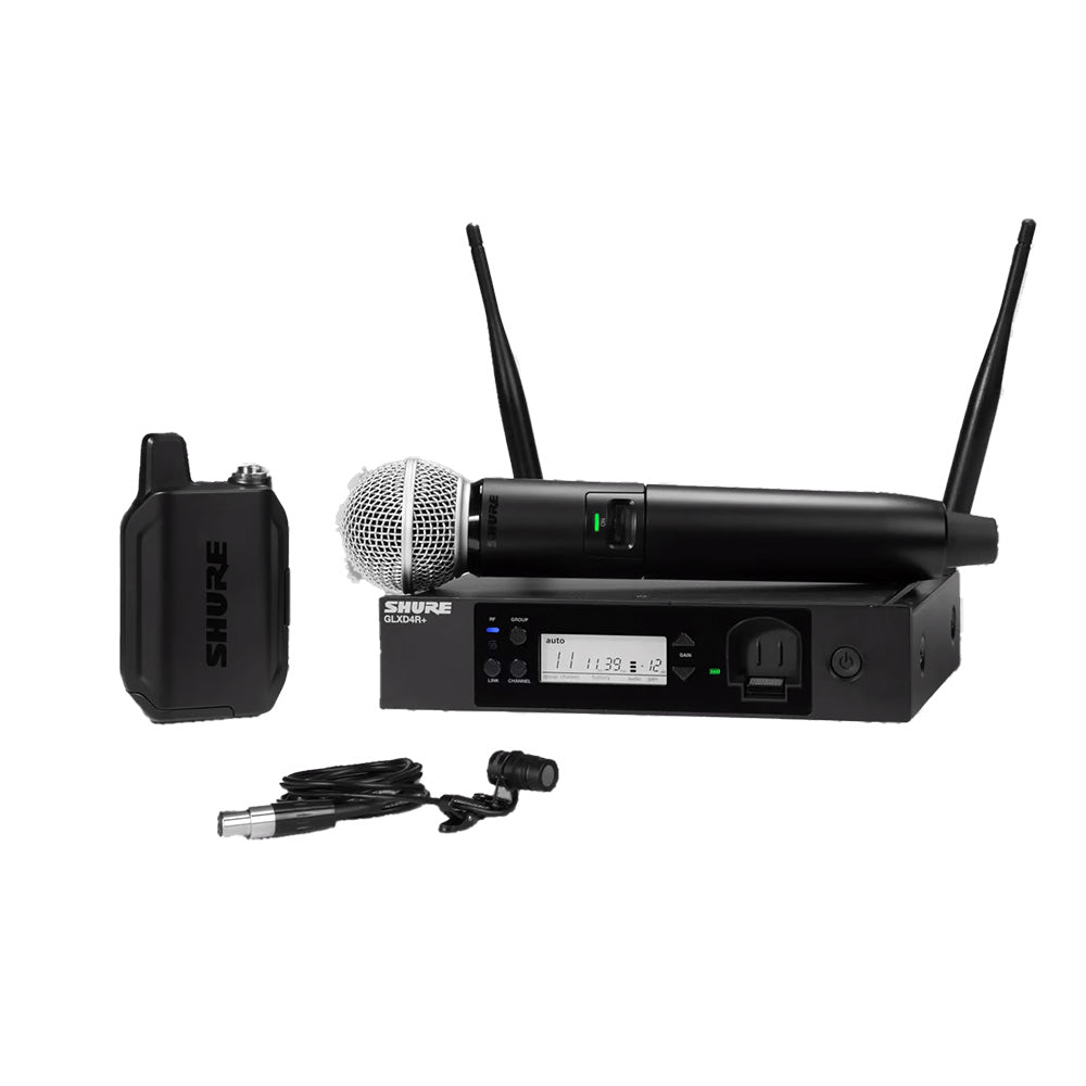 Shure GLXD124R+/85-Z3 Digital Wireless Combo System