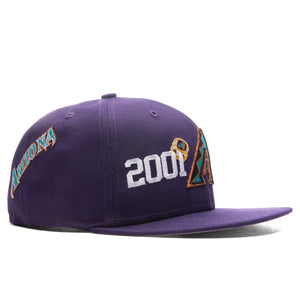 Shop New Era 59Fifty Arizona Diamondbacks City Cluster Fitted Hat 60224638  purple