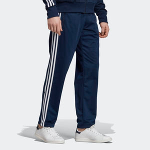 adidas firebird track pants bottoms in navy blue indigo white