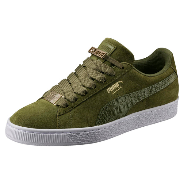 puma suede green mens