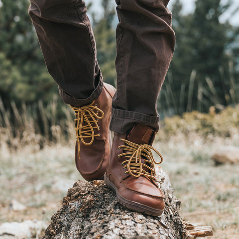 Leather Boulder Boot | Men's Zero Drop Minimalist Boots | Lems – Lems Shoes