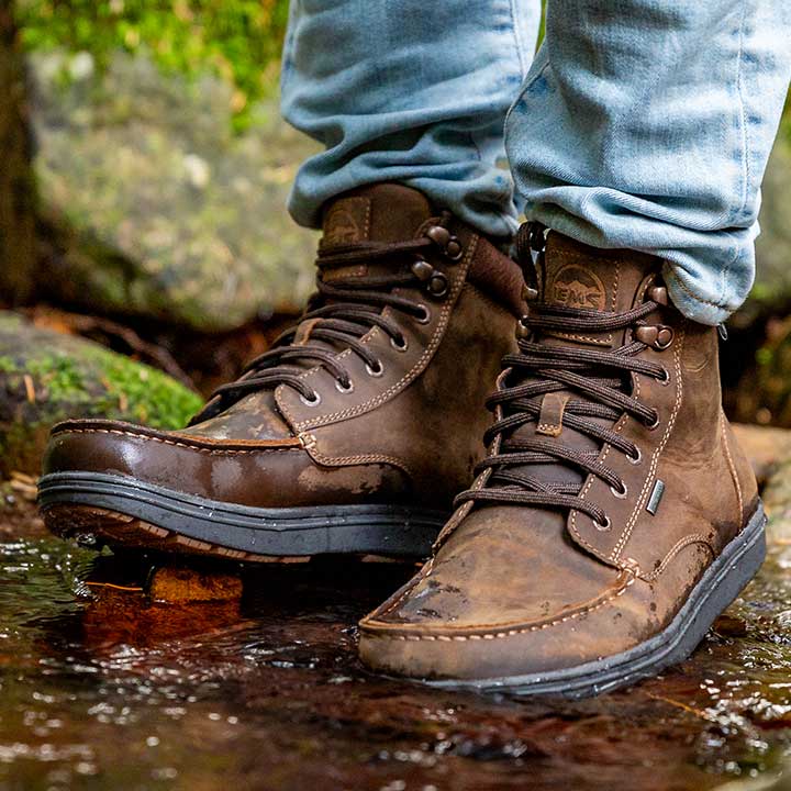 Men's Boulder Boot Grip Waterproof – Lems Shoes