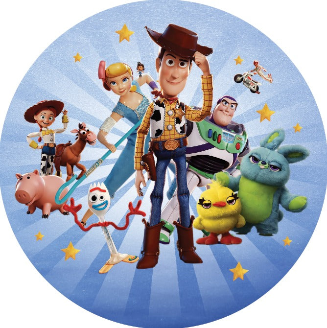 Toy Story 4 Premium Fabric Backdrop 7ft For Rent Crate Your Party