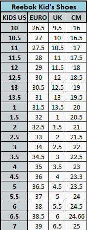 adidas football shoes size chart