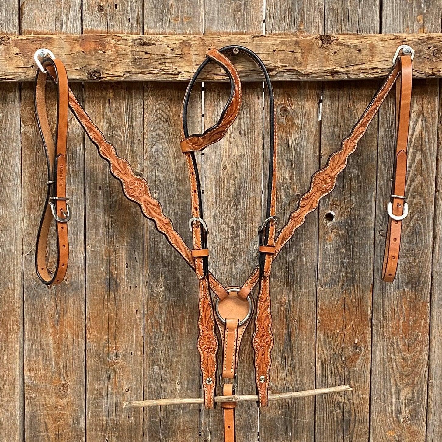 LV tack set scalloped design – The Gritty Spur