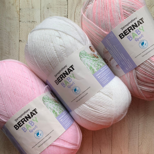 Bernat Softee Baby Cotton Yarn - Soft Plum