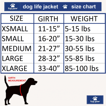 top paw life jackets for dogs