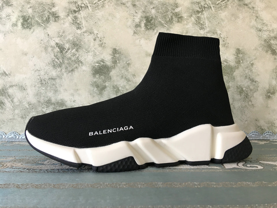 Women s Balenciaga Speed Logo Sock Sneaker Size 5US