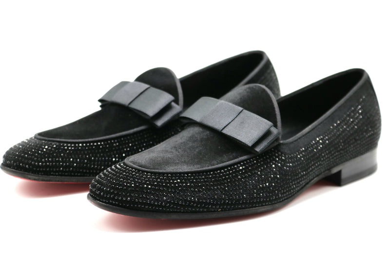 LUXURY TUXEDO MAYFAIR LOAFERS SATIN BOW – JOSEPHS