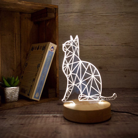 cat lamp in the UK. Gifts for cat lovers