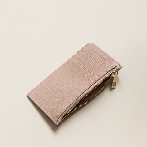 cardholder with zipper