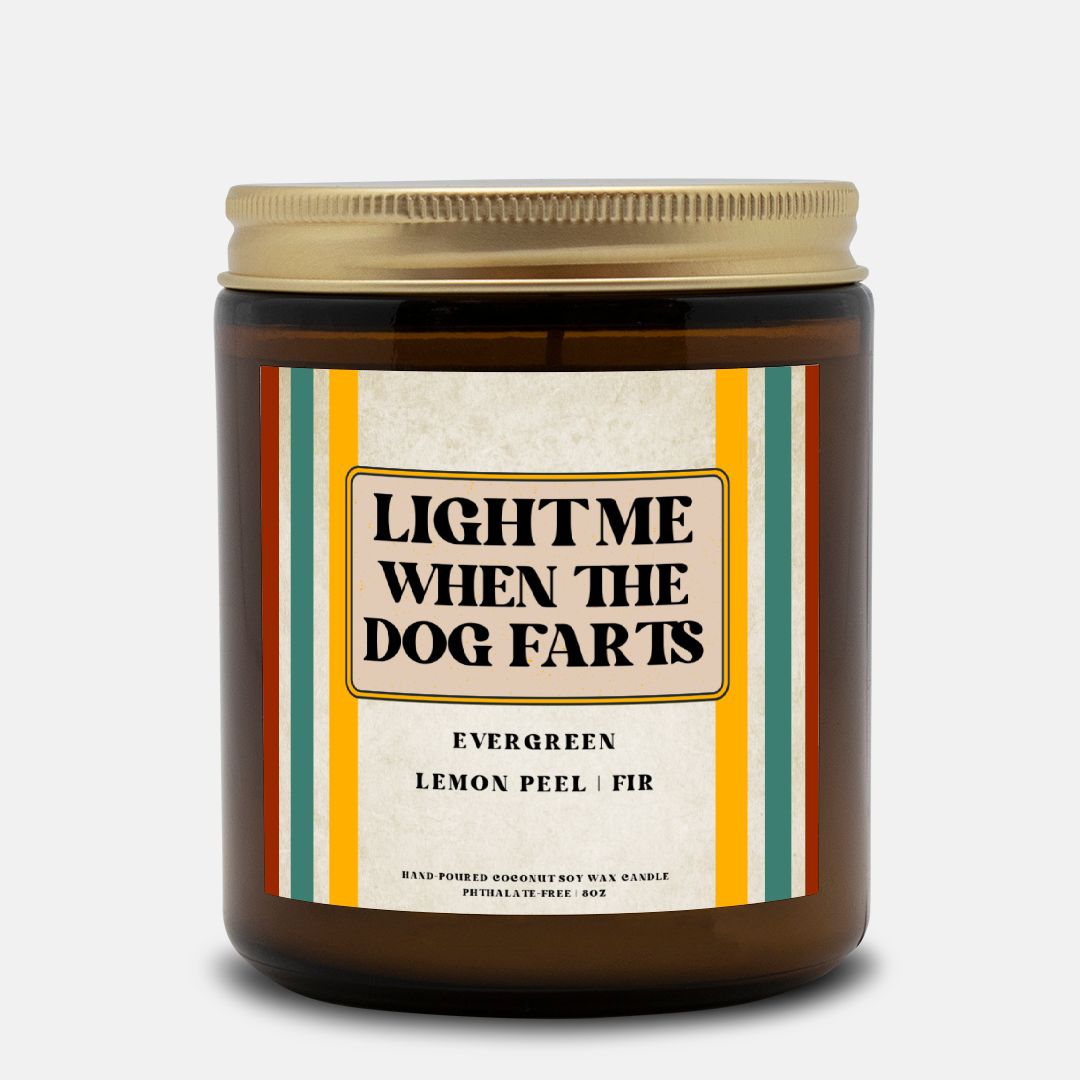 Light Me When the Dog Farts Candle - Woof  Wonder product image