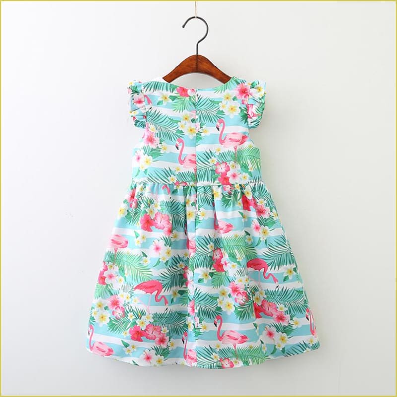 kids flamingo dress