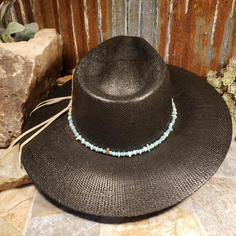 Midnight Toker Black Straw Hat – The Boutique at Wells Florist
