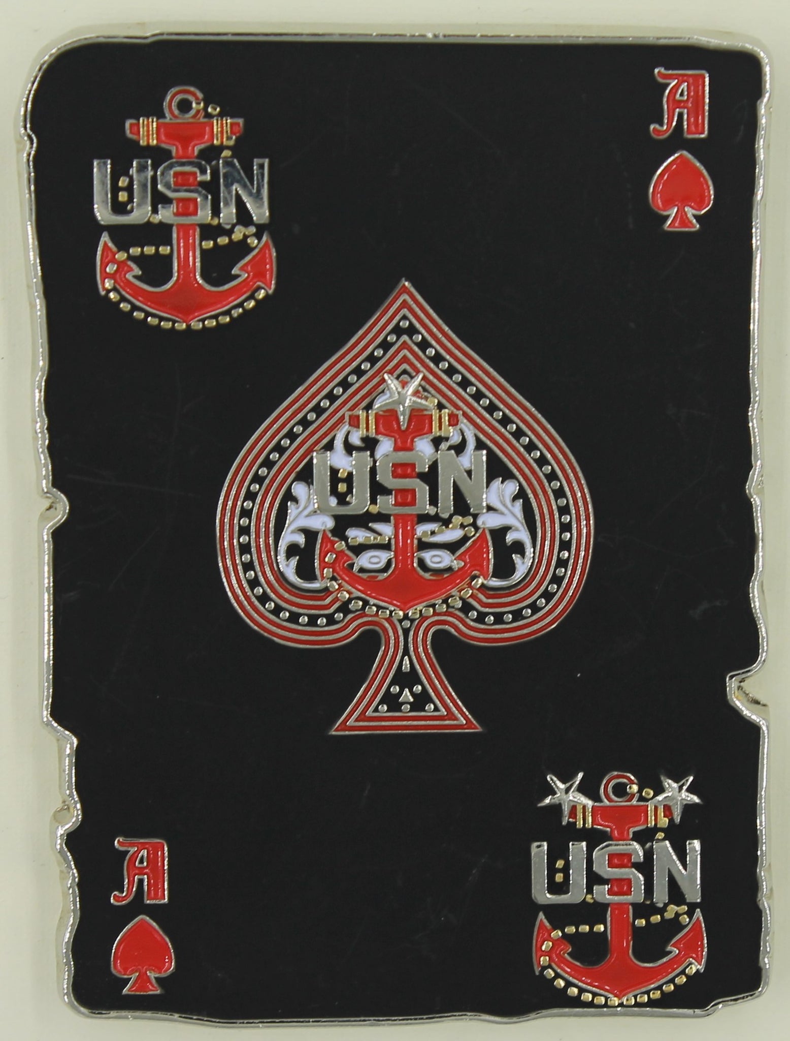 coins on ace of spades meaning