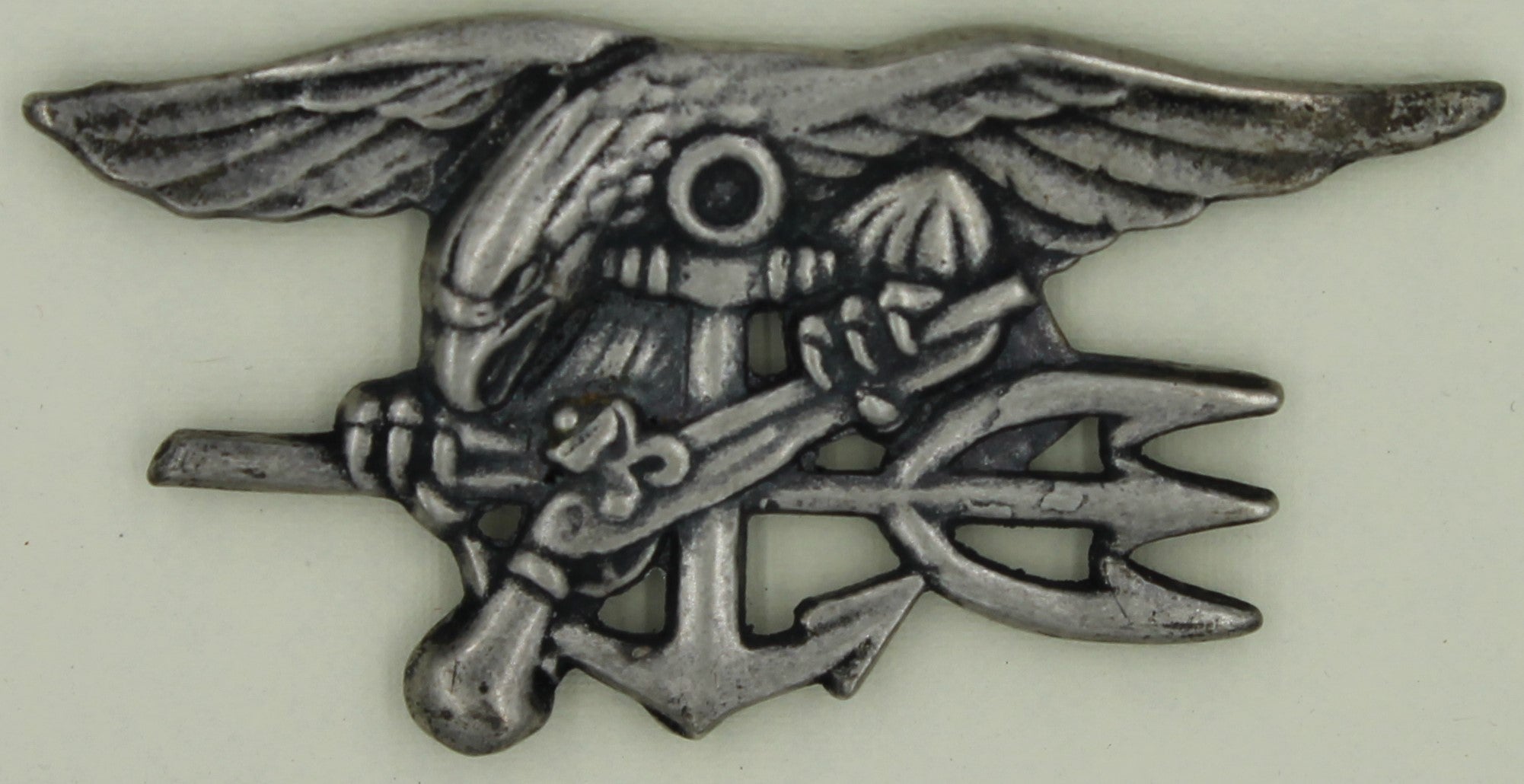 SEALs Special Warfare Large Silver Toned Vietnam Era Badge – Rolyat ...