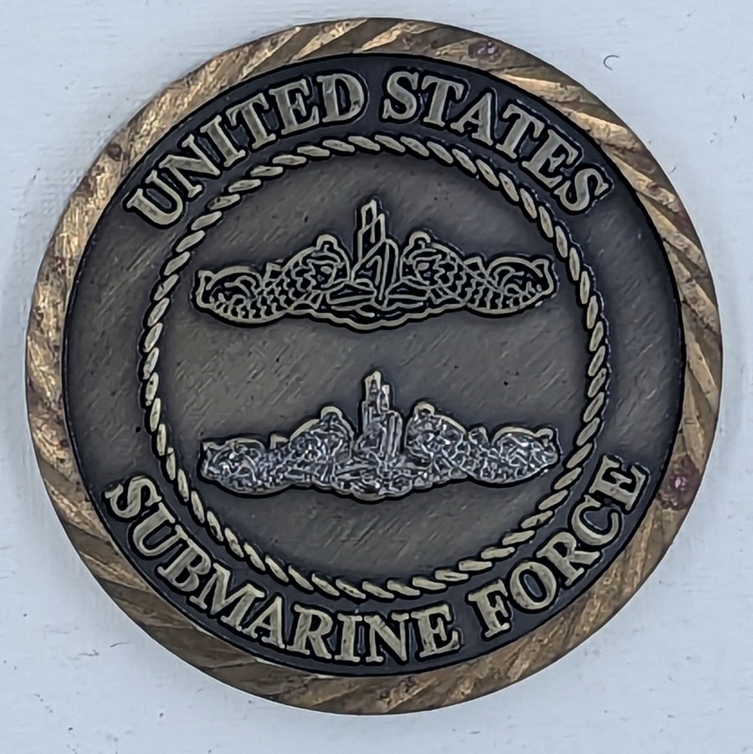 USS Alexandria SSN-757 Twice as Strong Navy Challenge Coin – Rolyat