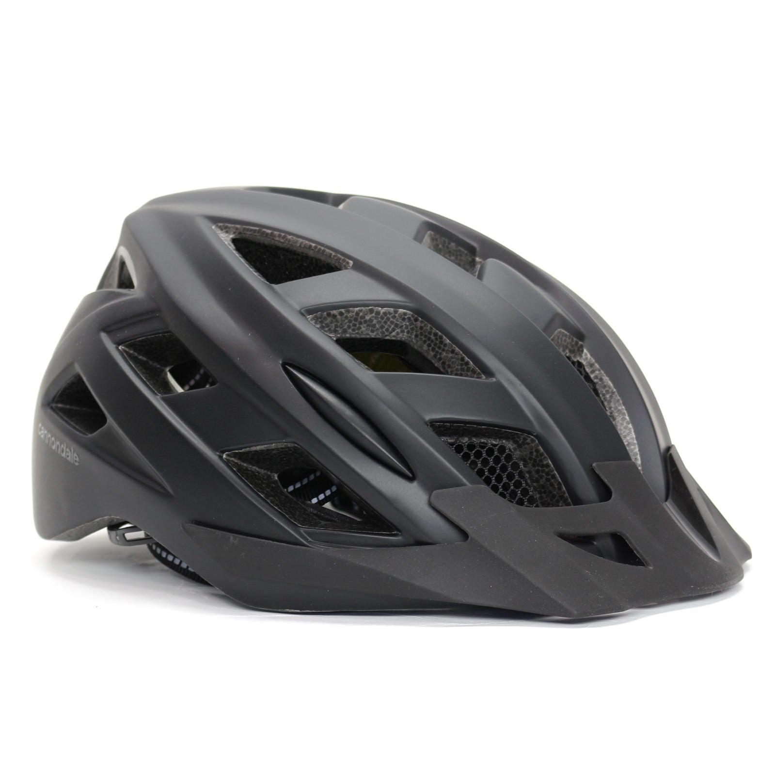 Cannondale Quick Adult Cycling Helmet w/ LED Light Black Large/Extra L ...