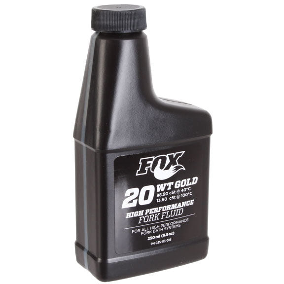 Fox Shox Suspension Bath Oil, 20wt - Gold (250ml)