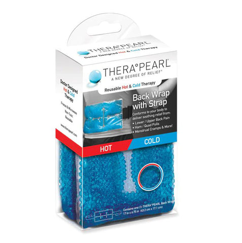 This is an image of the Therapearl back wrap. This can be heated or cooled to supply hot or cold pain relief therapy.