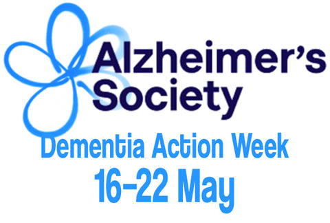 The Alzheimer's Society logo, along with the following words – Dementia Action Week 16-22 May