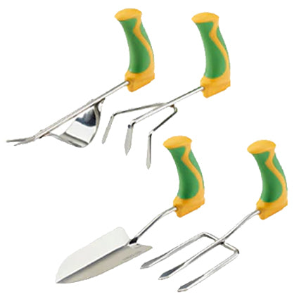 Some of the Easi-grip range – trowel, fork, cultivator and weeder