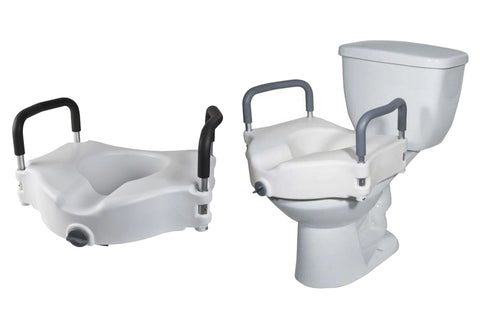 The – Drive 2 in 1 Locking Elevated Toilet Seat