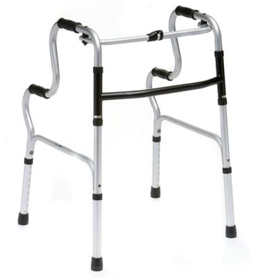 A picture of a Folding Zimmer Frame