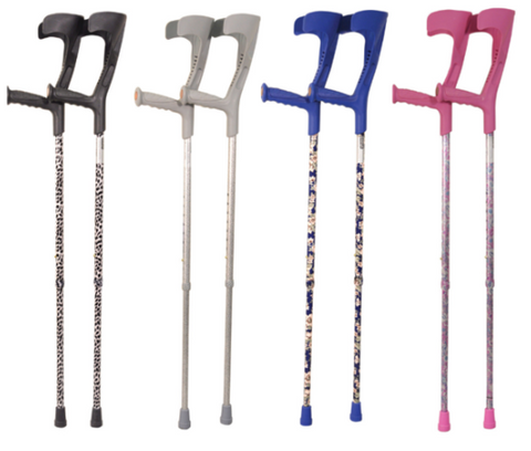 A picture of some Height Adjustable Crutches that are available for sale on the Ability Superstore website