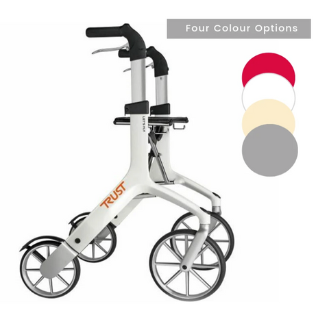 A link to the Let's Fly Rollator that's available for sale on the Ability Superstore website