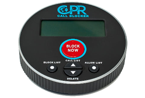 A picture of the Call Blocker, viewed from the top